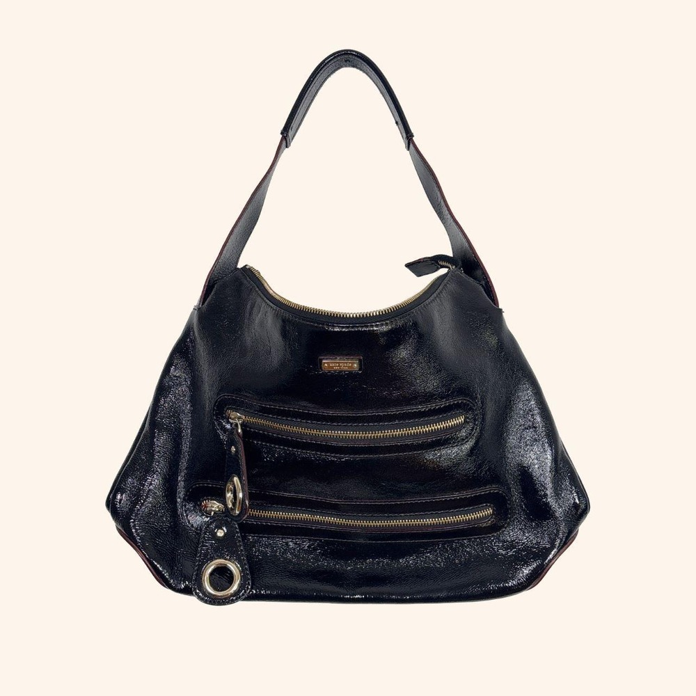 Black Patent Leather Kate Spade Bag